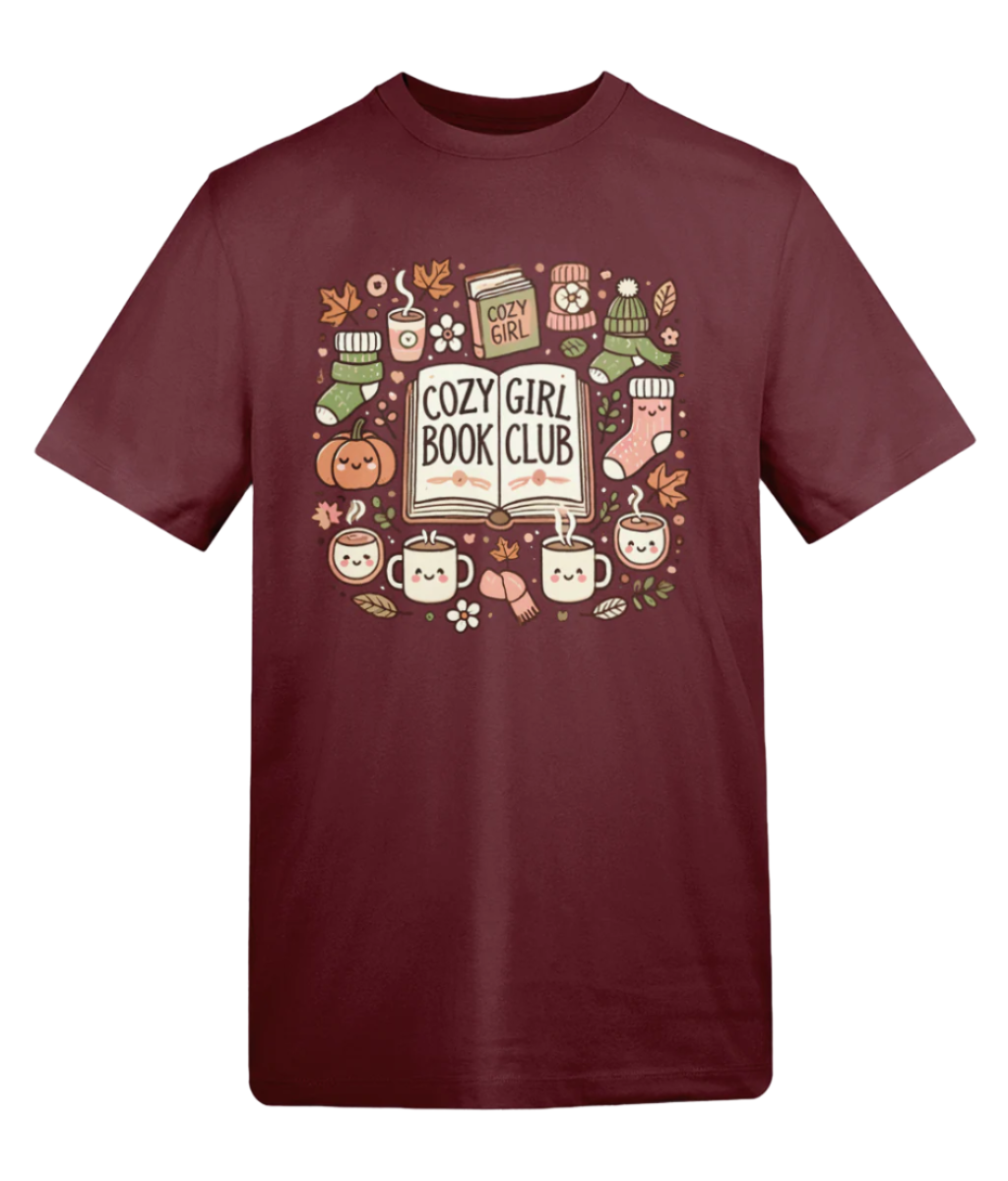 Cozy Girl Book Club Tee