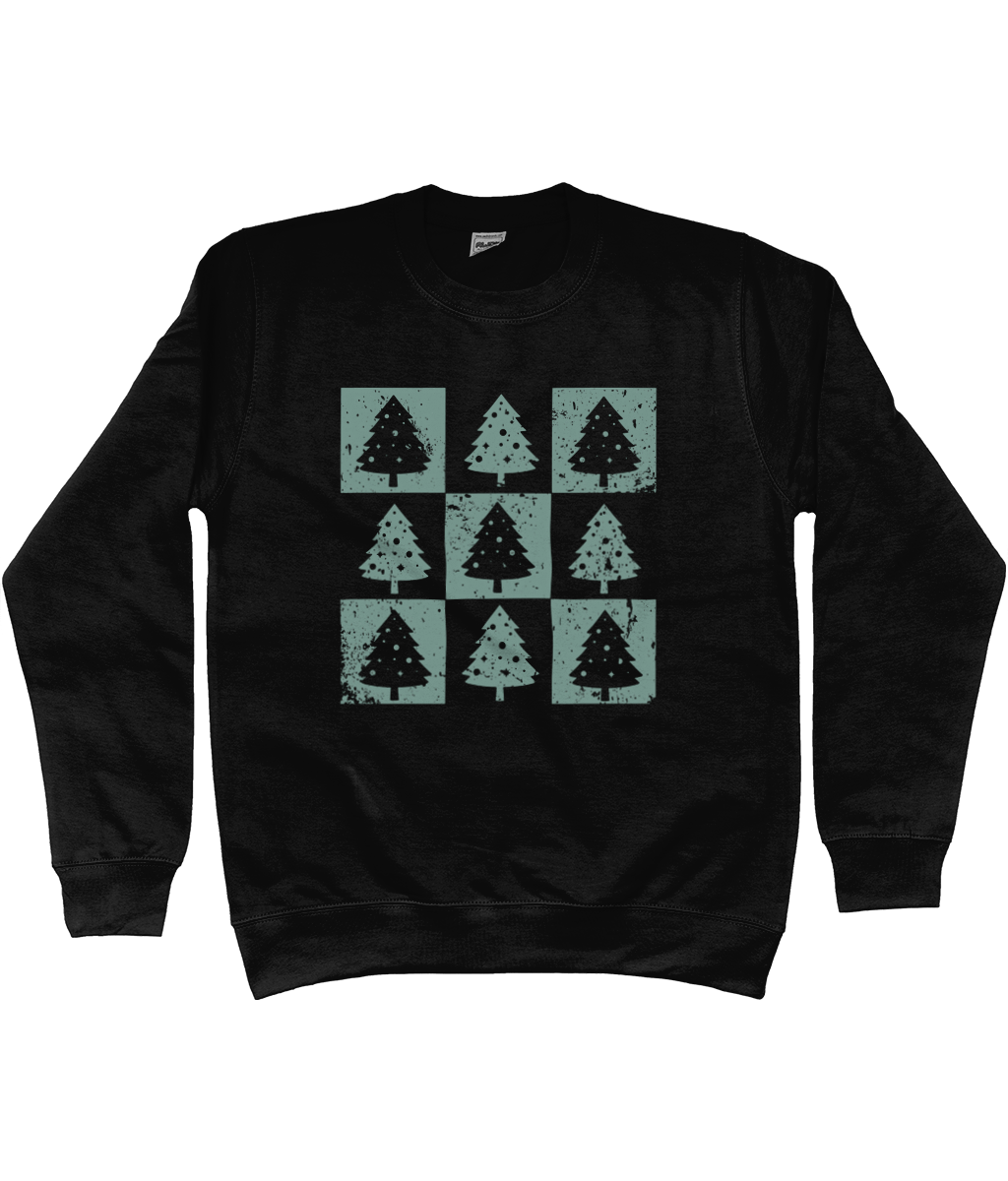 Checkered Christmas Tree Sweater