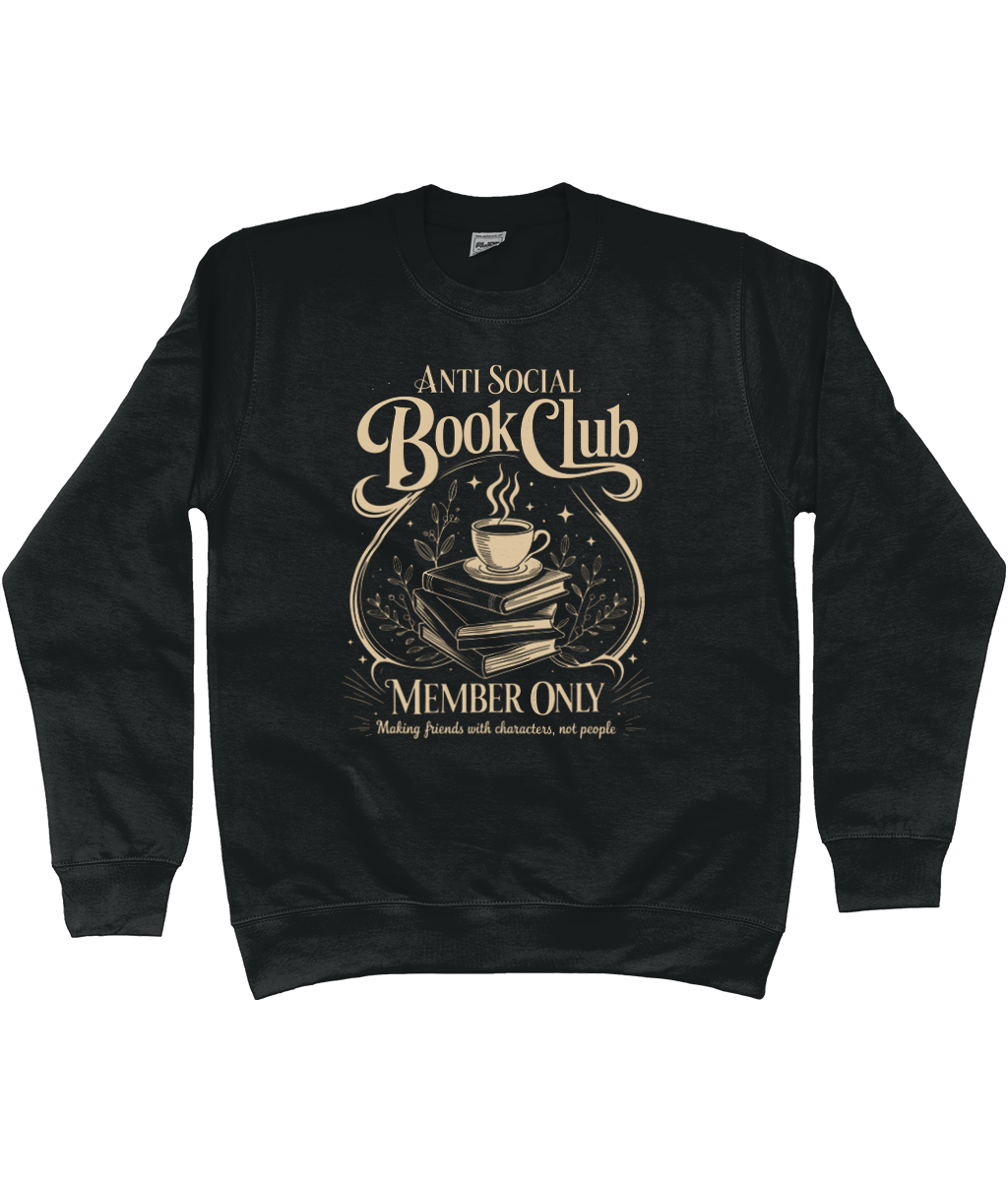 Anti Social Book Club Sweater