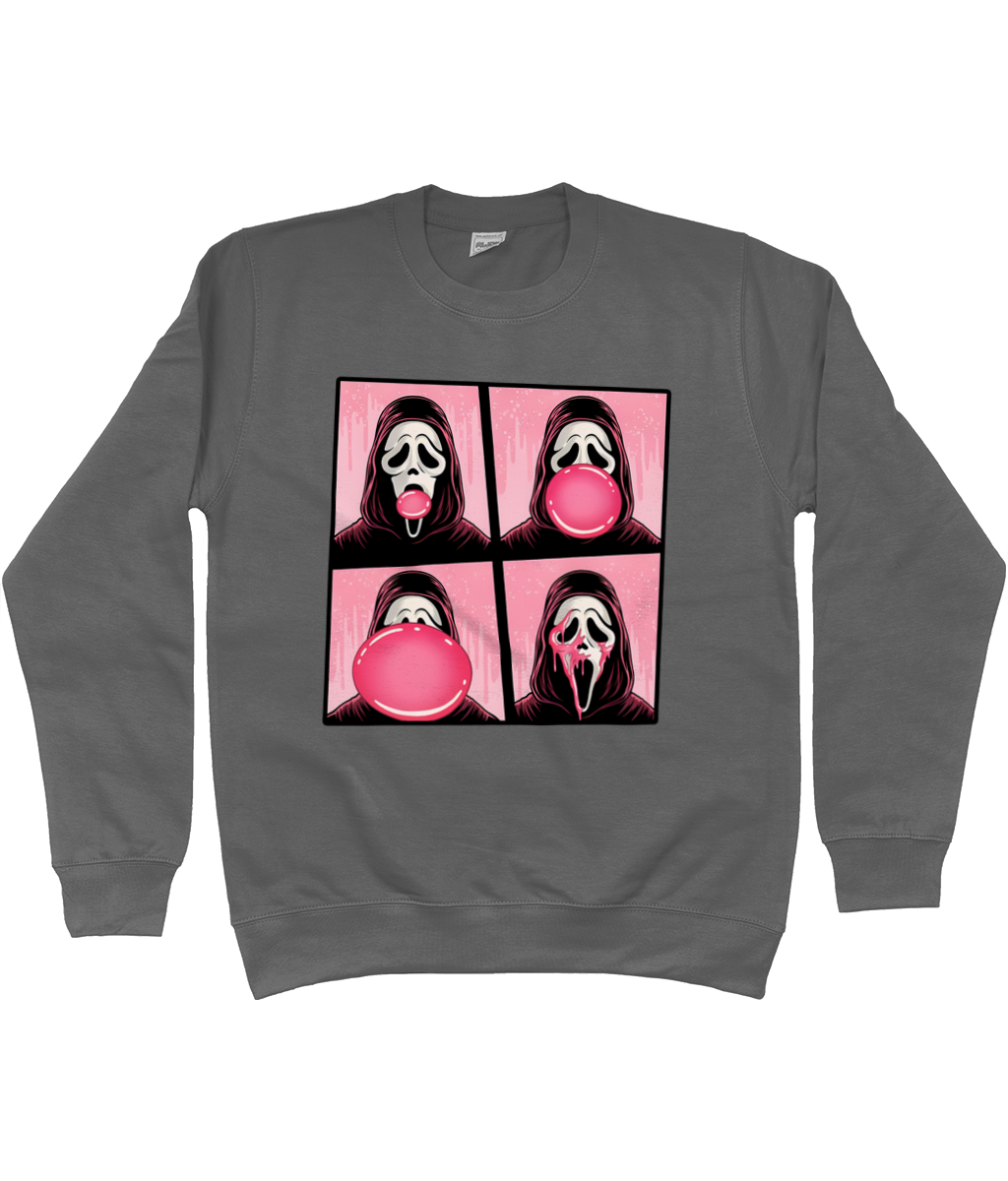 Ghost Face Bubble Sweater