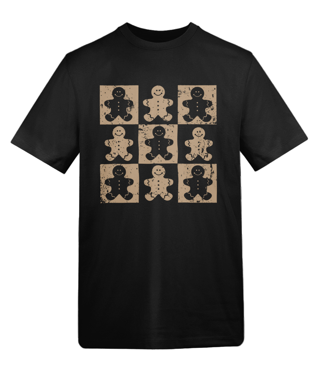 Checkered Gingerbread Tee