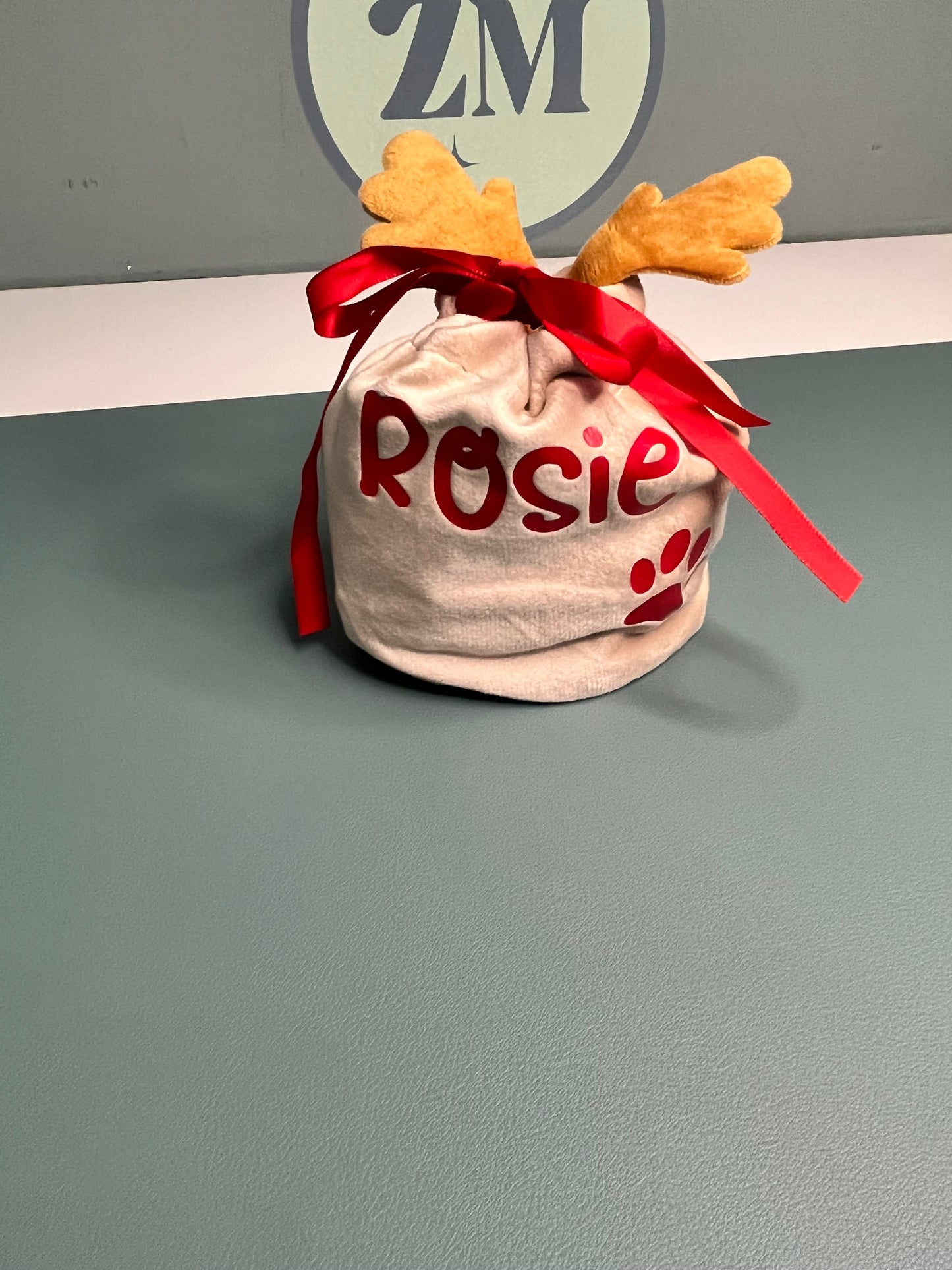 Personalised Xmas Dog Treat Bag