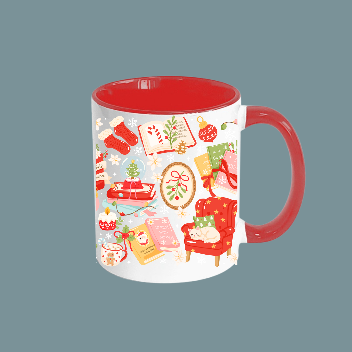 Xmas Bookish Mug