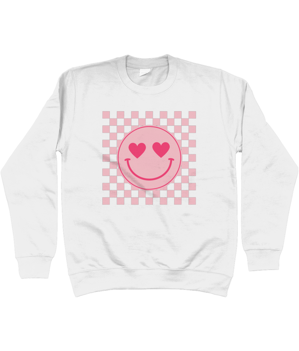 Kids Heart Smiley Sweater