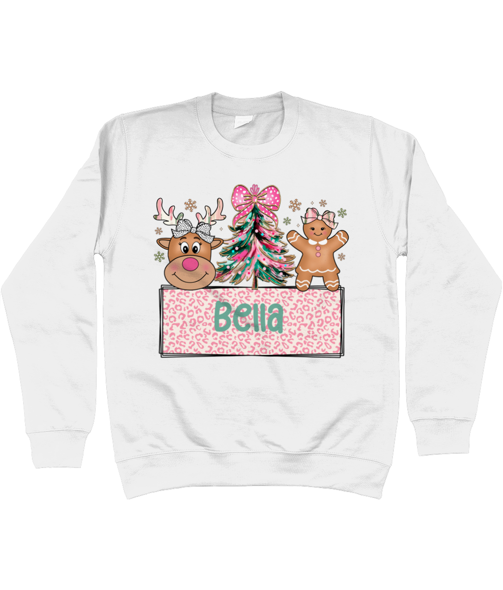 Kids Personalised Xmas Sweater (Girl)