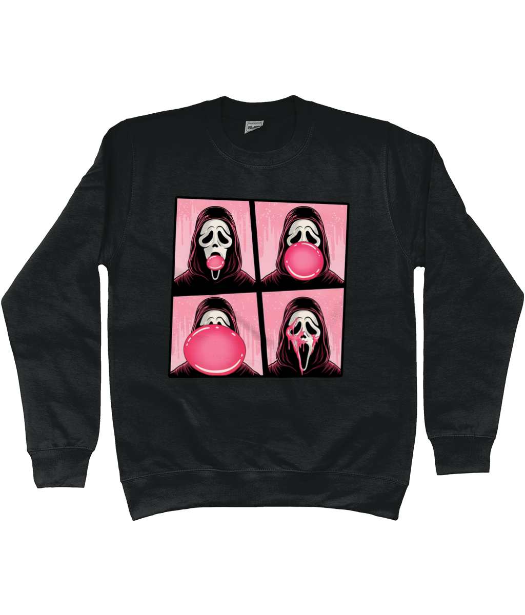 Ghost Face Bubble Sweater