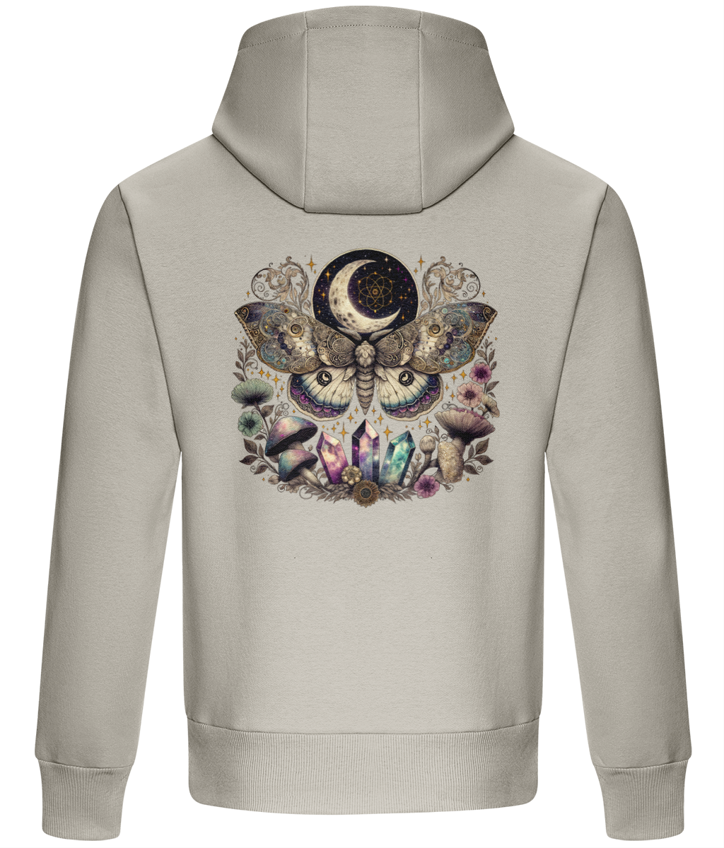 Celestial Lunar Moth Hood (Back Print)