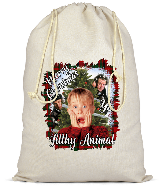 Merry Xmas Ya Filthy Animal Santa Sack