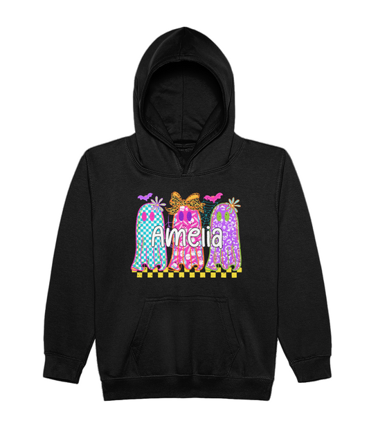 Kids Personalised Ghost Hood