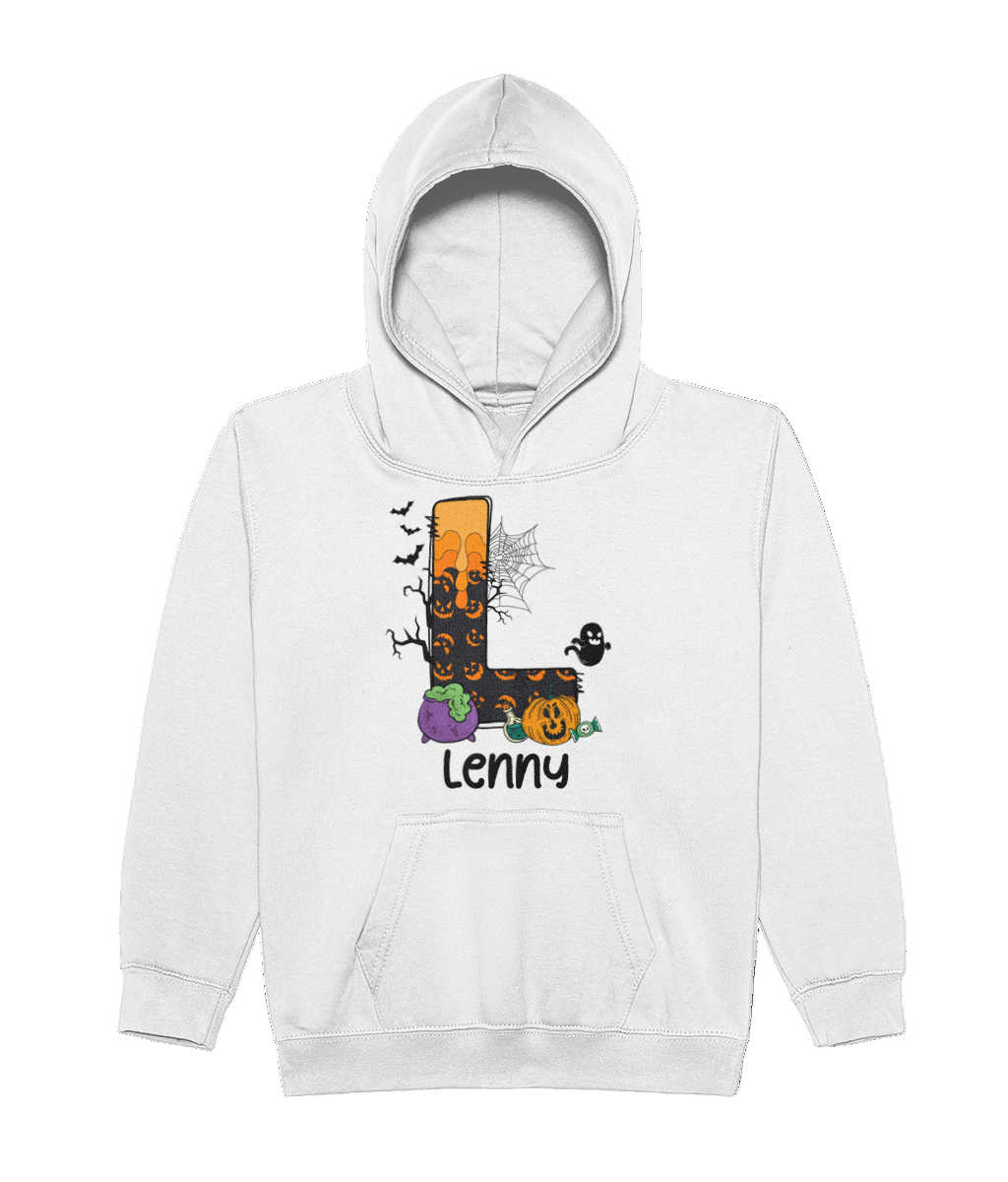 Kids Personalised Halloween Alphabet Hood