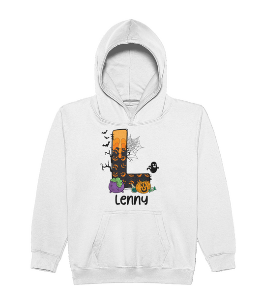 Kids Personalised Halloween Alphabet Hood