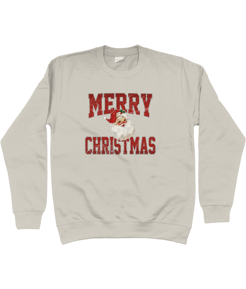 Distressed Merry Xmas Sweater