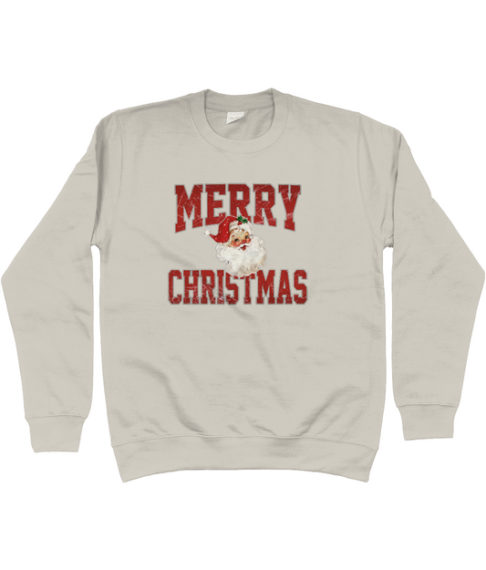 Distressed Merry Xmas Sweater