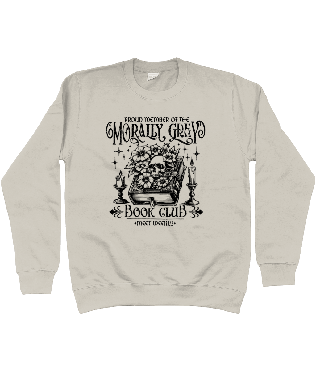 Morally Grey Book Club Sweater