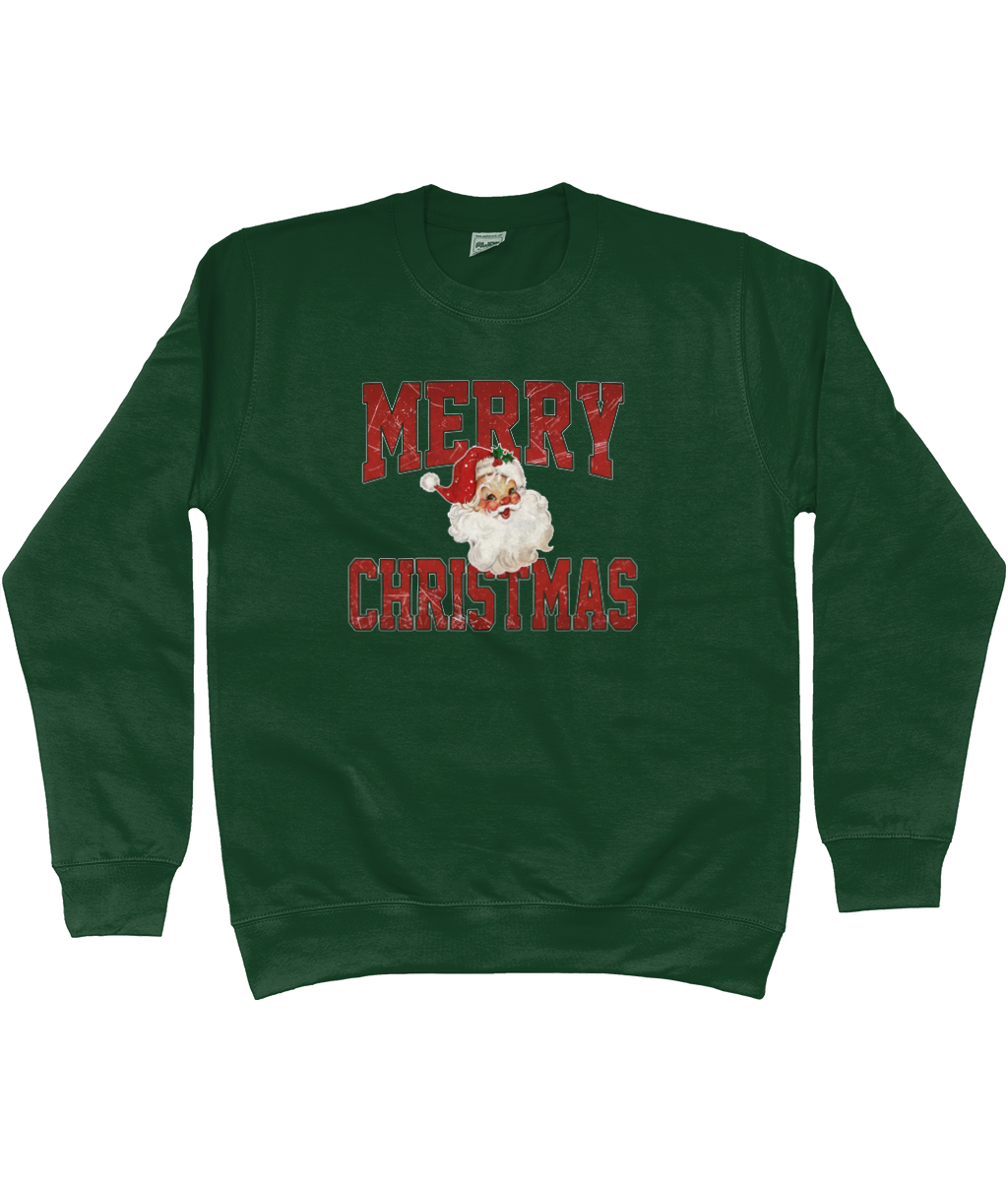 Distressed Merry Xmas Sweater