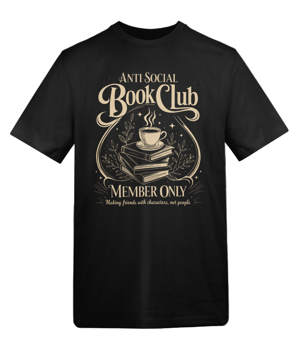 Anti Social Book Club Tee