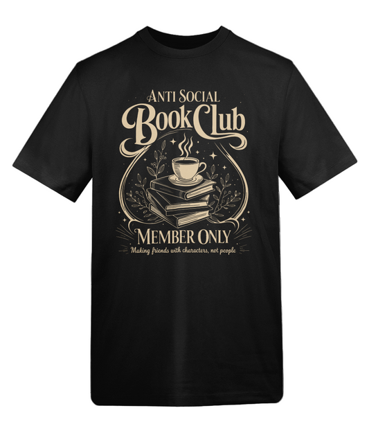 Anti Social Book Club Tee