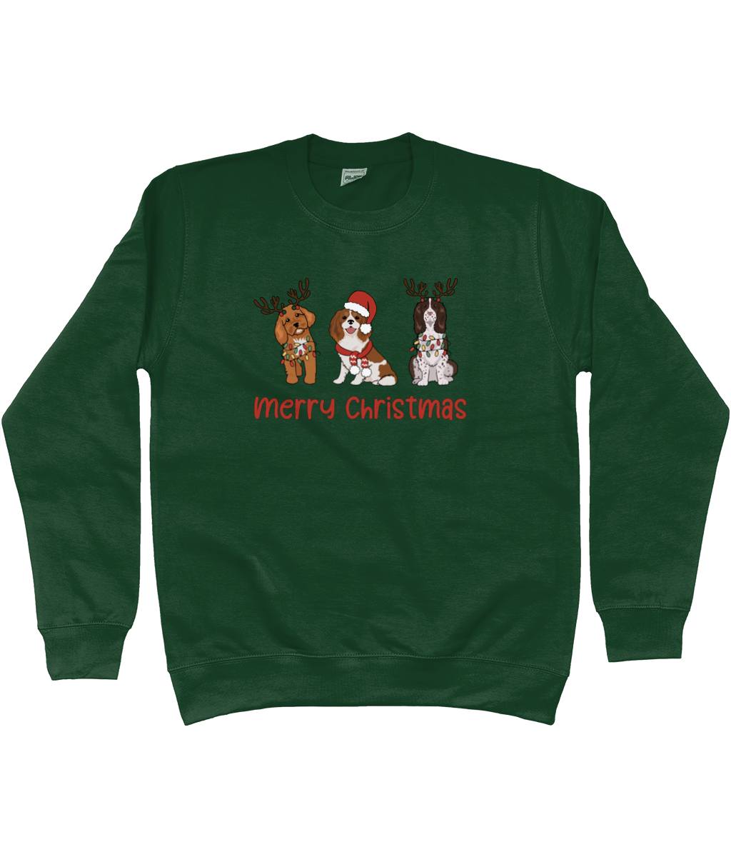 Personalised Christmas Doggies Sweater