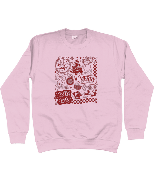 Checkered Merry Xmas Sweater