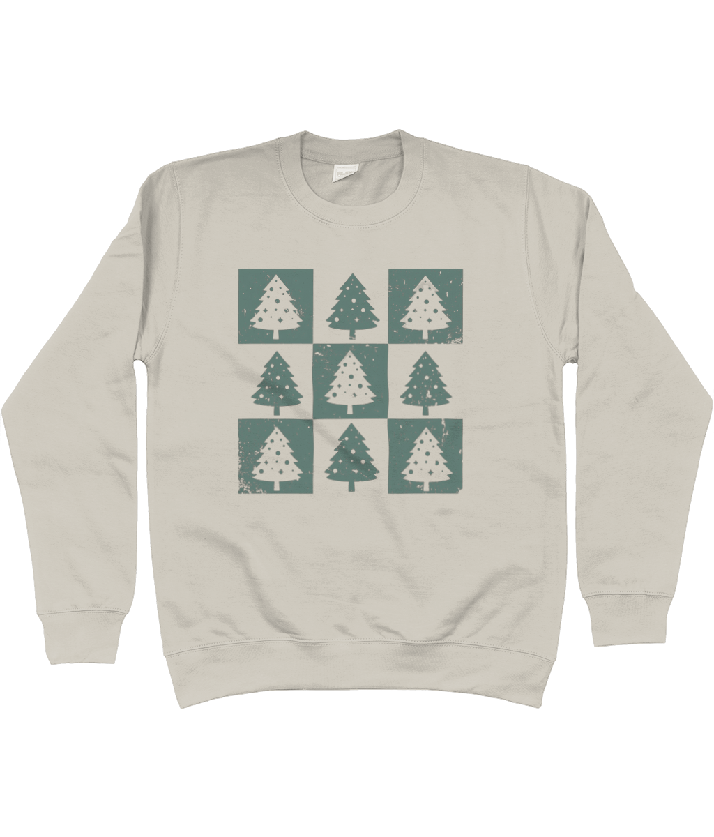 Checkered Christmas Tree Sweater
