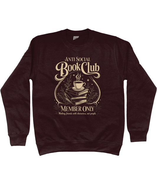 Anti Social Book Club Sweater