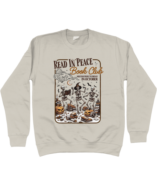Read In Peace Book Club Sweater