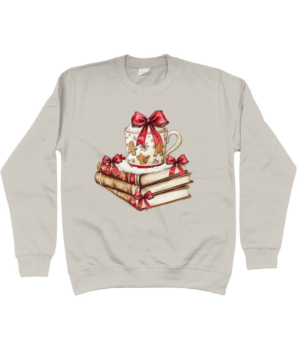 Gingerbread Bookish Sweater
