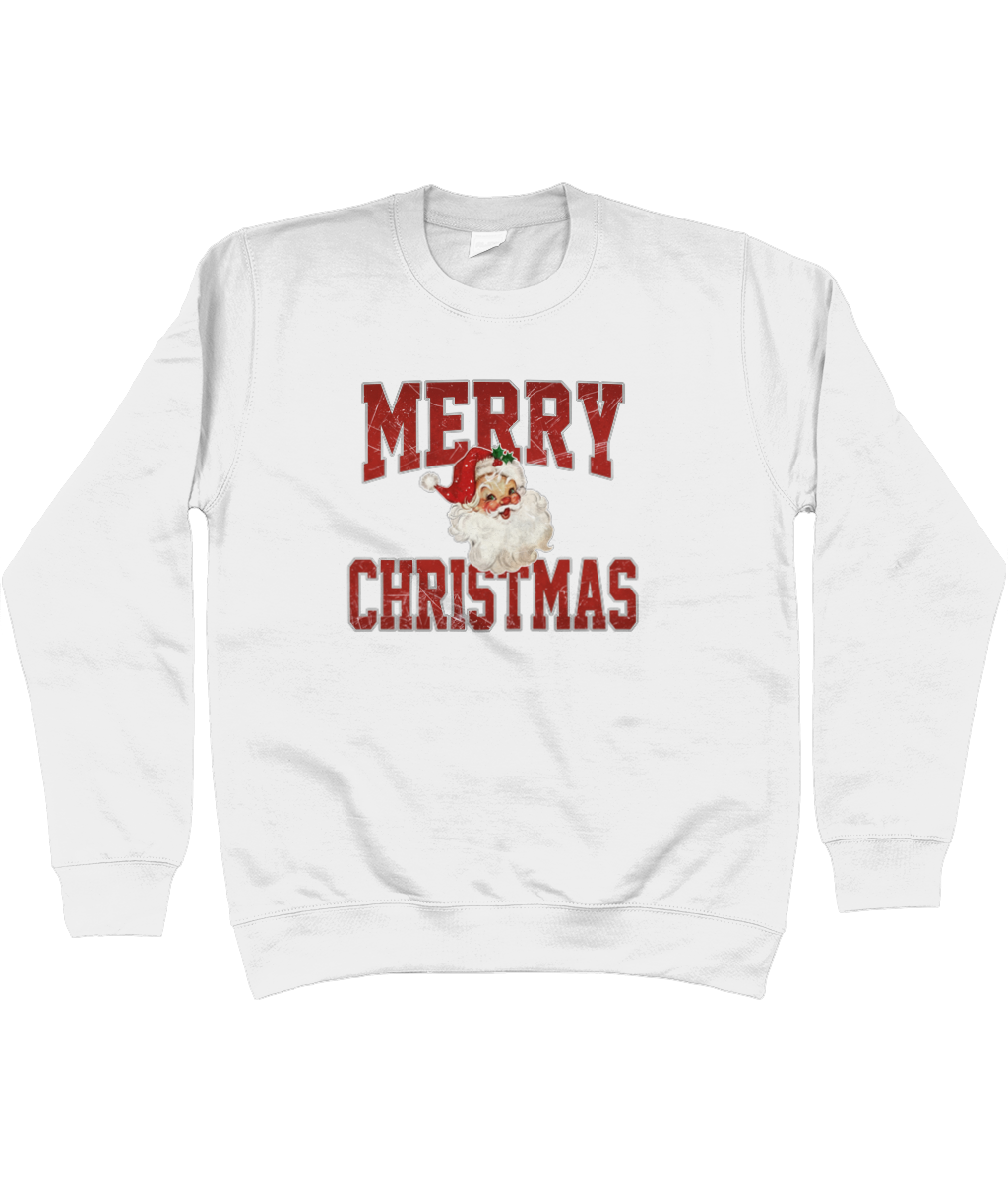 Distressed Merry Xmas Sweater
