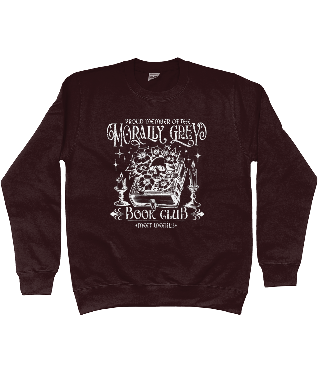 Morally Grey Book Club Sweater