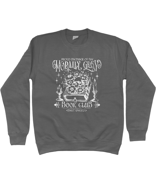 Morally Grey Book Club Sweater
