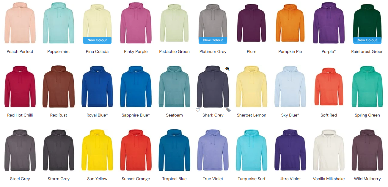 CUSTOM Personalised Year Hood