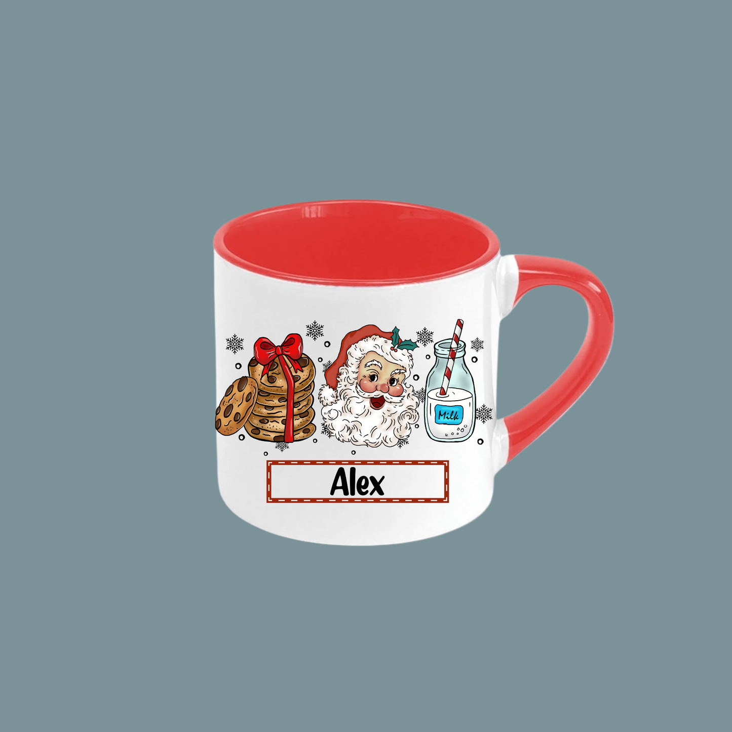 Personalised Xmas Cookies Christmas Mug