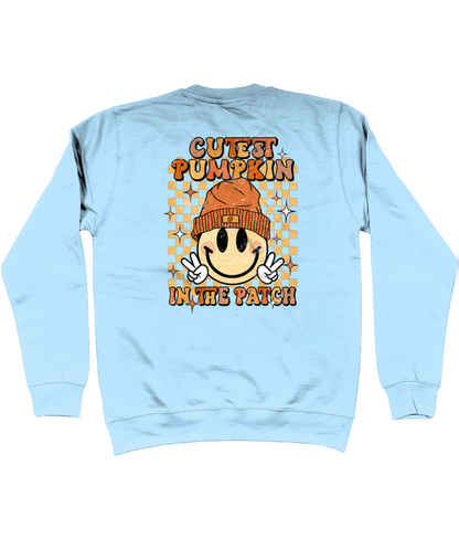Kids Personalised Cutest Pumpkin In the Patch Sweater