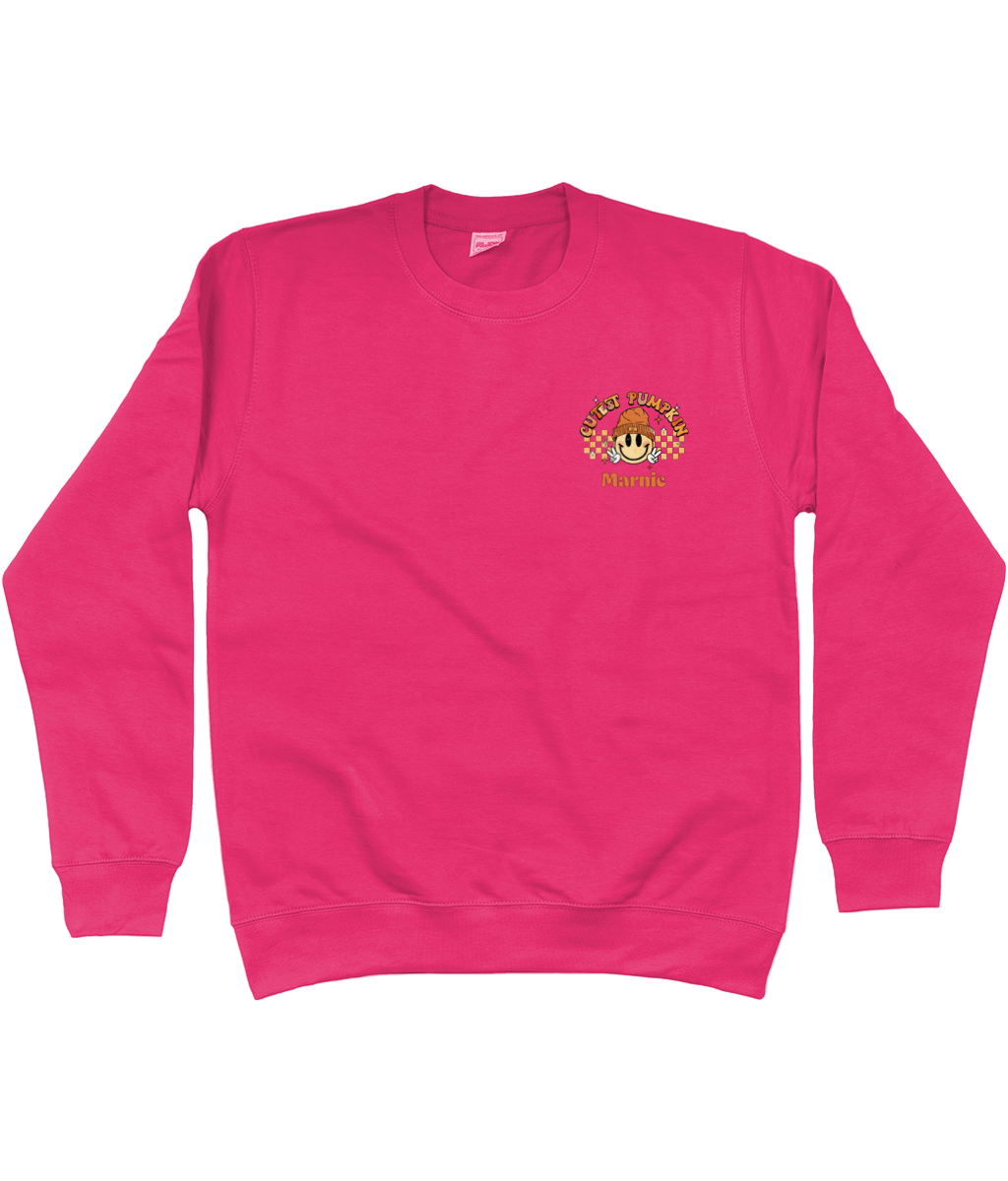 Kids Personalised Cutest Pumpkin In the Patch Sweater