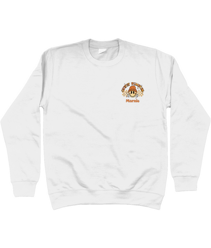 Kids Personalised Cutest Pumpkin In the Patch Sweater