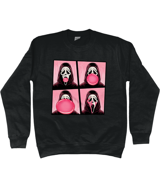 Ghost Face Bubble Sweater